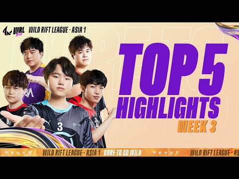 TOP 5 | Wild Rift League-Asia | Week 3