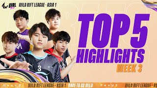 TOP 5 | Wild Rift League-Asia | Week 3