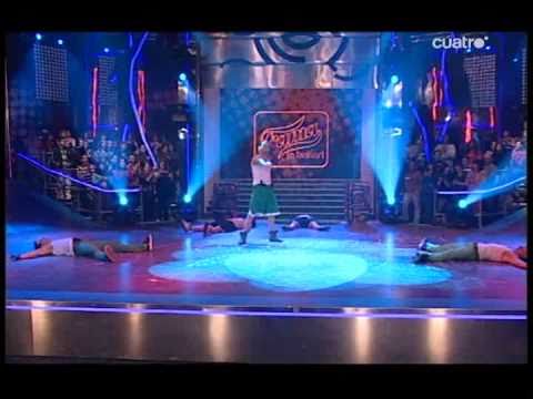 Examen coreógrafos, grupo de Javi: Wiki, Diego, Albert y Jonathan.