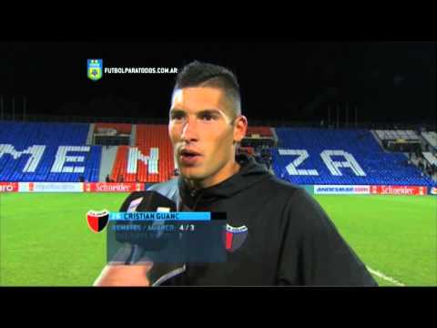 Guanca: "Merecíamos esto". Godoy Cruz 1 - Colón 3. Fecha 29. Primera División 2015. FPT.