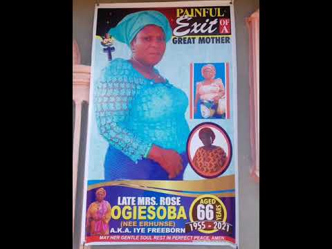 OLETIN INTERNATIONAL TRIBUTE TO LATE MRS ROSE OGIESOBA
