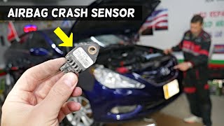 HYUNDAI SONATA FRONT CRASH AIRBAG SENSOR LOCATION REPLACEMENT, AIR BAG CRASH SENSOR