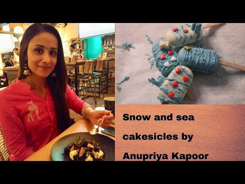 Snow & Sea Cakesicles by Anupriya Kapoor