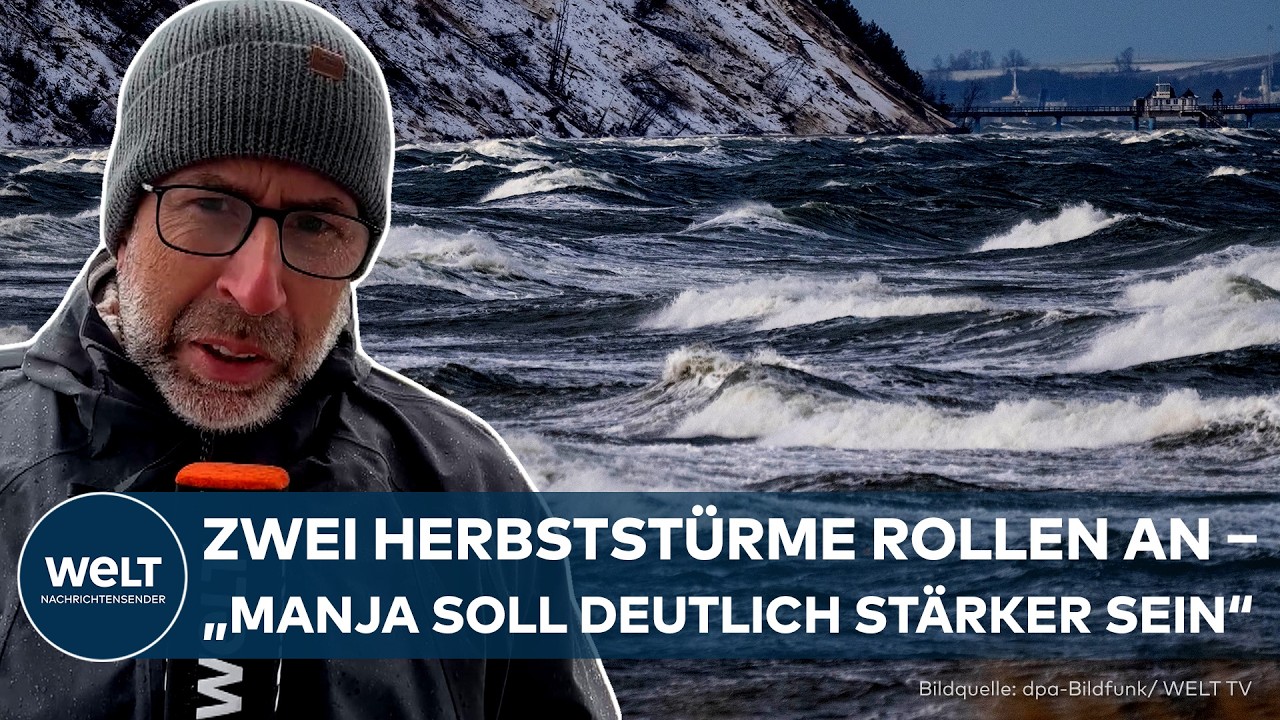 STURMTIEF IN DEUTSCHLAND: Orkanböen drohen – „Das ist ein Herbststurm, der es aber in sich hat.“