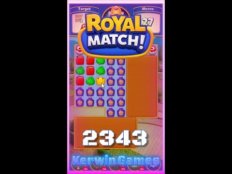 Royal Match Level 2343 - No Boosters Gameplay