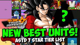 New Best 7 Stars in OG ASTD! (Update Tier List Ft. Ainz, SSj4 Gogeta, Cell & Shenron!