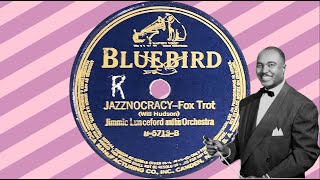 Music video thumbnail preview for “Jazznocracy” by Jimmie Lunceford and his Orchestra 1934 by Jimmie Lunceford and His Orchestra