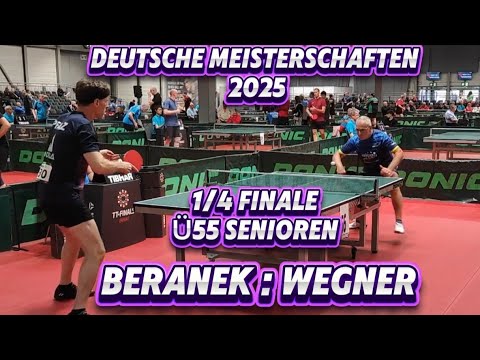 Antispin Power 1/4 Finale Senioren Ü55 | P.Beranek(2011TTR) : D.Wegner(1897TTR)