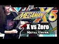 Mega Man X5 X VS ZERO METAL COVER By ToxicxEternity