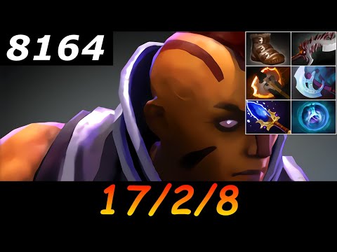 Dota 2 Anti-Mage 8164 MMR 17/2/8 (Kills/Deaths/Assists) Ranked Full Gameplay
