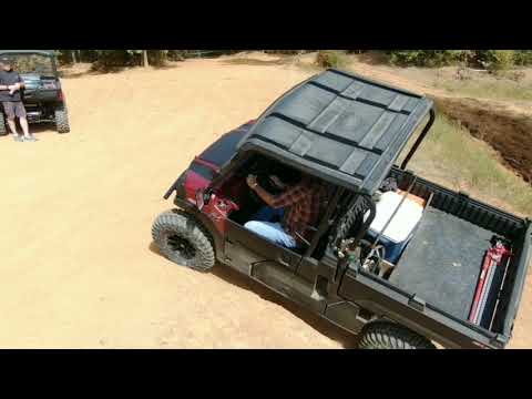 Lifted Kawasaki Mule Pro FX ,Trail run and review