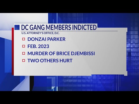 USADC: Five members of DC gang indicted on 3 murders, drive-by shooting