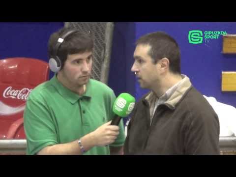 David Blanca. Postpartido Askatuak 53-73 Iraurgi SB