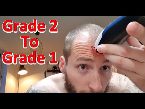 Grade 2 to grade 1 buzz cut!