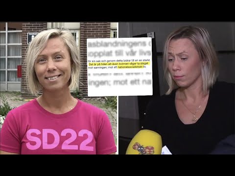 SD-politikern Rebecca Ädel spred nazistisk propaganda • Se David Baas avslöjande