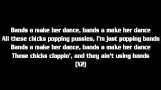 Bandz a Make Her Dance - Juicy J Ft. Lil  Wayne. With Lyrics On Screen!