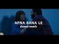 Apna Bana Le - [Slowed And Reverb] Bhediya | Varun Dhawan,  Kriti Sanon| Arijit Singh | Half-Slowed