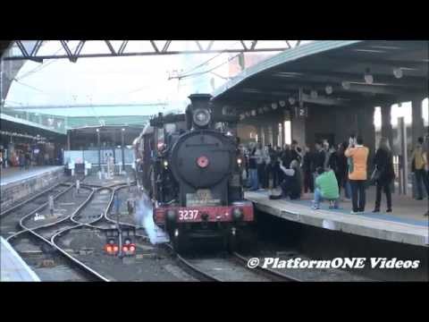 Steam trains at Central & through Strathfield