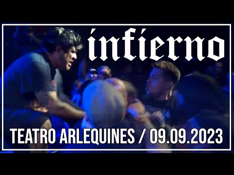 INFIERNO ▶ Teatro Arlequines - 09.09.2023 - Buenos Aires Hardcore