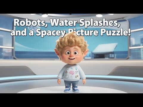 Robots, Water Splashes, and a Spacey Picture Puzzle!