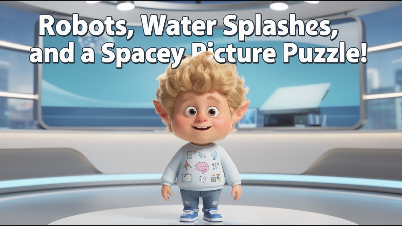 Robots, Water Splashes, and a Spacey Picture Puzzle!