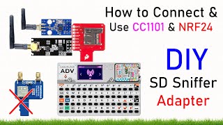How to Connect & Use CC1101 & NRF24 with Cardputer ADV & Cardputer | DIY SD Sniffer Adapter Tutorial