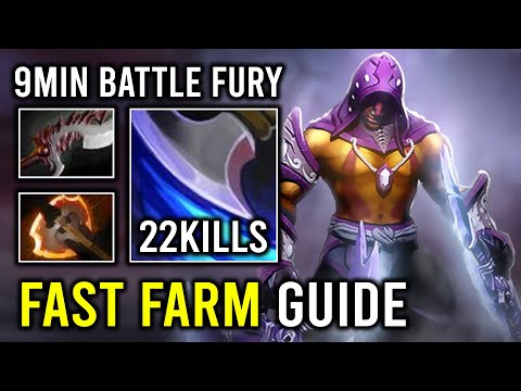 How to Get 9Min Battle Fury Like a Pro Anti Mage with Aggressive Blink Delete ALL Dota 2