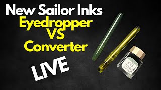 New Sailor Manyo Ink Swatches, Eyedropping Fountain Pens, And Laser Cut Patches