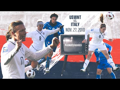 WNT vs Italy: USWNT Classics Replay - November 27, 2010