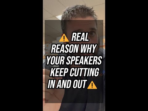 How to Fix a Speaker That's Cutting In and Out