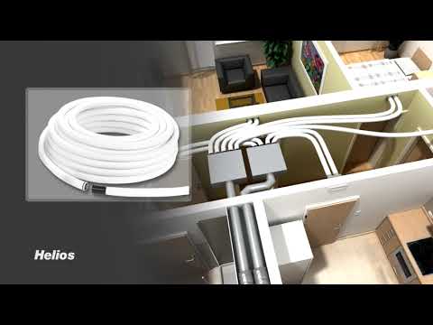 Helios FlexPipe universal in der Sanierung - Lüftung mit Wärmerückgewinnung KWL