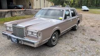 1986 Lincoln Town Car Signature Series Walk Around and Drive By