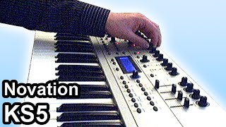 Video thumbnail for Synth demo - Novation KS4 / KS5 synthesizer - Dreamy ambient chillout arpeggiator music by synth4ever