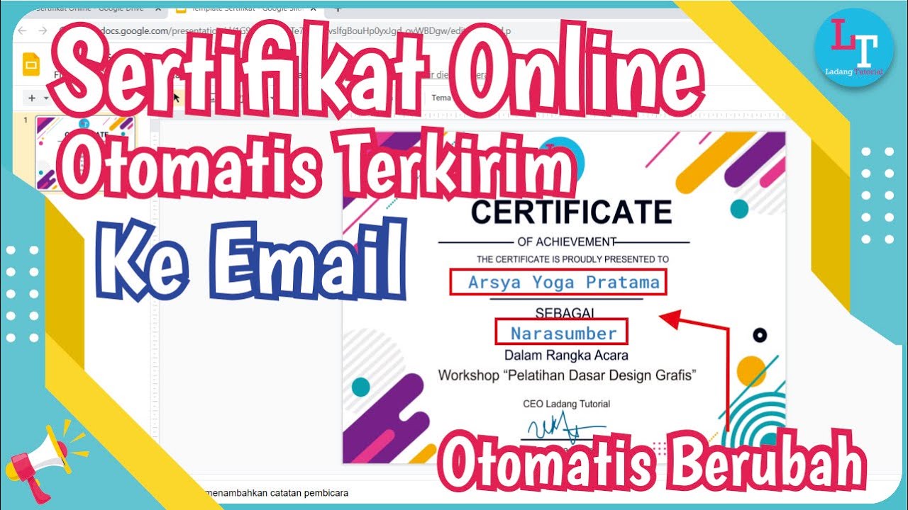 How to Create an Online Certificate Automatically Sent to Email with Google Form