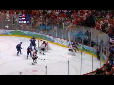 Last minutes from the match Canada-Slovakia OG 2010