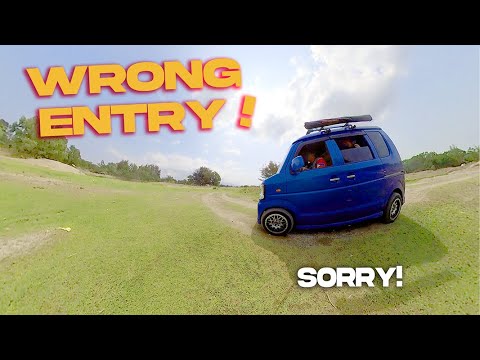 ACCIDENTALLY ENTERED A PRIVATE PROPERTY | Mini Camper Vanlife