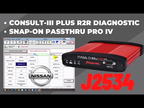 SNAP-ON PASSTHRU PRO IV | NISSAN CONSULT-III PLUS R2R DIAGNOSTIC SOFTWARE