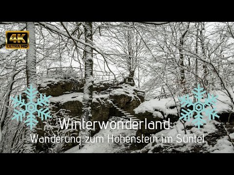 Winterwonderland: Wanderung zum Hohenstein am Süntel