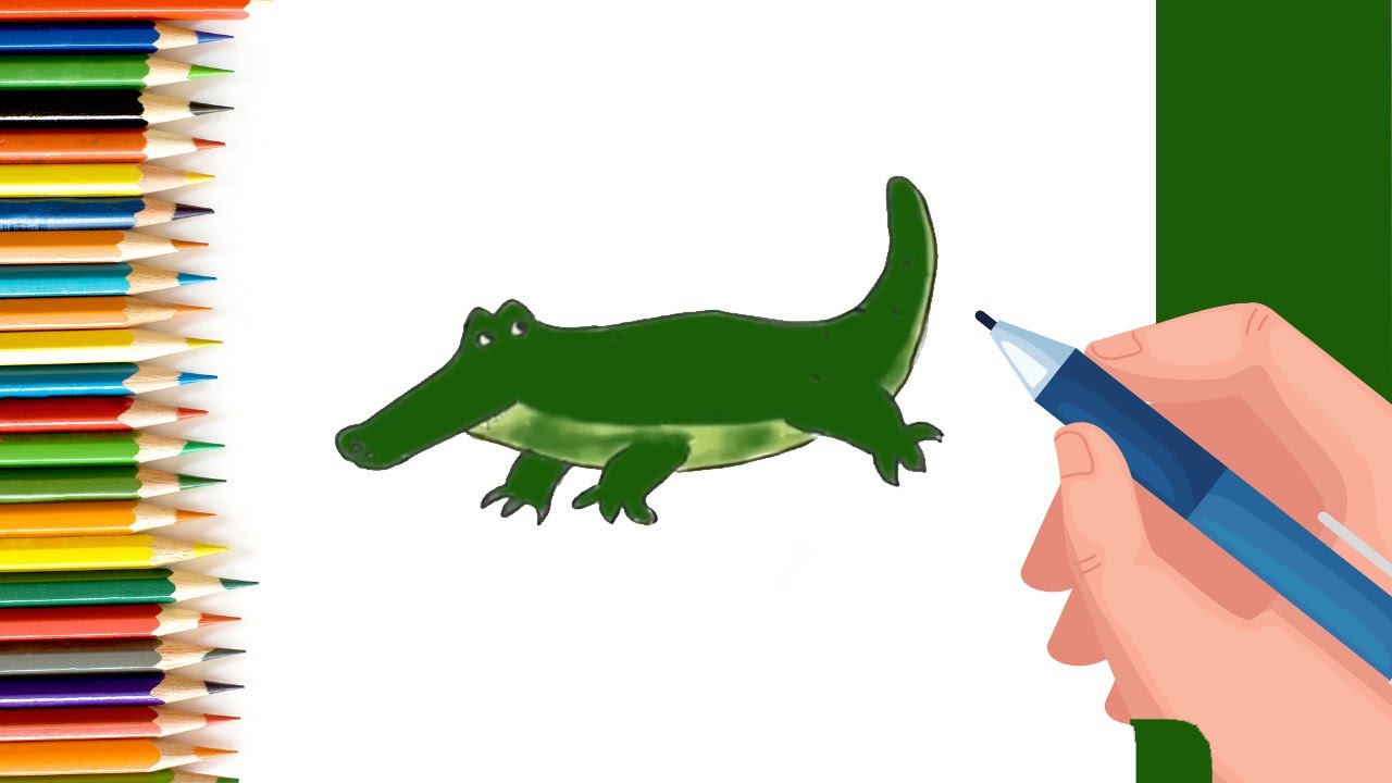 How to Draw Crocodile
