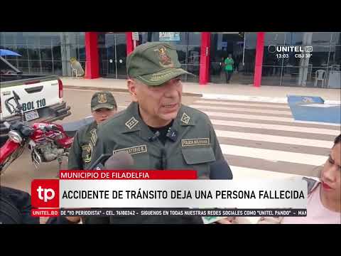 Accidente entre dos motocicletas en una comunidad del municipio de Filadelfia