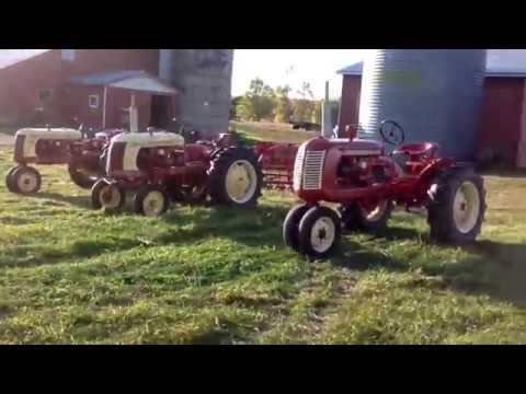 Our three Cockshutt 20 tractors