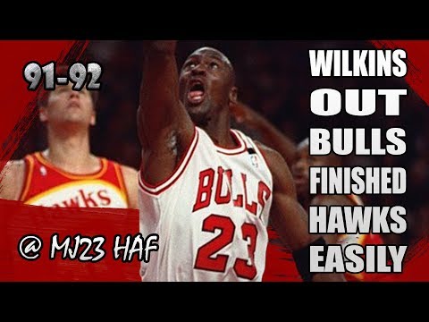 Michael Jordan Highlights vs Hawks (1992.04.13) - 12pts