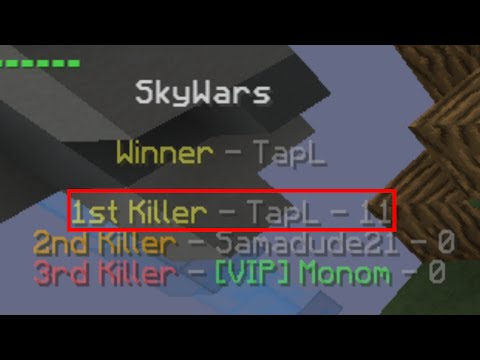 Minecraft: 11 Kills in Solo (Hypixel SkyWars)