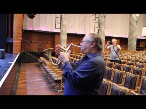 Arturo Sandoval plays his new Jazzophone