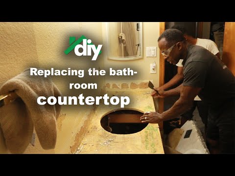 image-How much does it cost to install a bathroom countertop?
