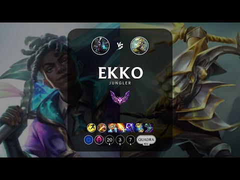 Ekko Jungle vs Master Yi - EUW Master Patch 13.3