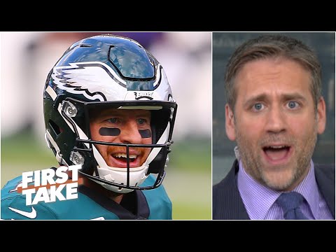 Max Kellerman 籲鷹隊「讓 Carson Wentz 坐板凳！」| First Take (Max Kellerman tells the Eagles to 'sit Carson Wentz down!' | First Take)
