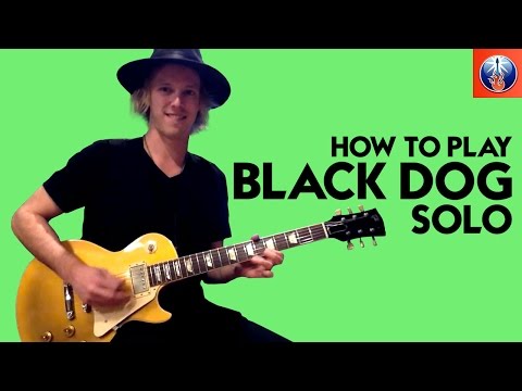 How to Play Black Dog Solo - Easy to Follow Led Zeppelin Black Dog Guitar Lesson