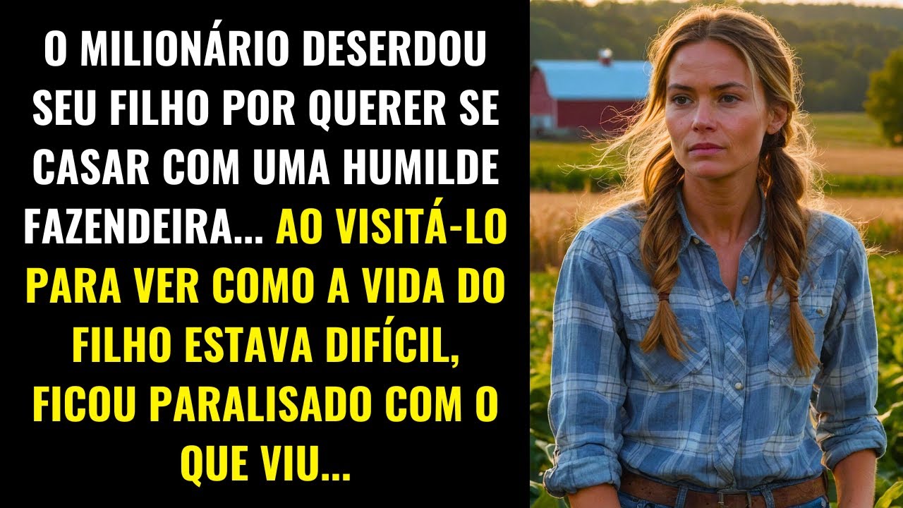O MILIONÁRIO DESERDOU SEU FILHO POR SE CASAR COM UMA FAZENDEIRA... E FICOU PARALISADO AO VER O QUE..