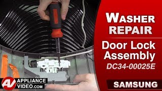 Samsung Washer DC Error Code Door Lock Assembly Repair